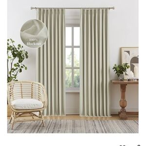 Elegant Cream Blackout Curtains
